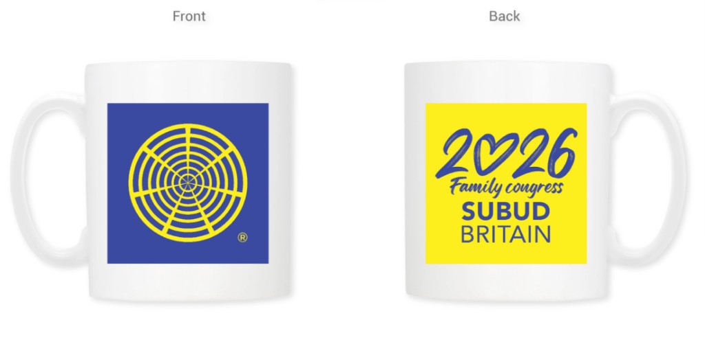Ceramic family 2026 Congress Mug — front and back views