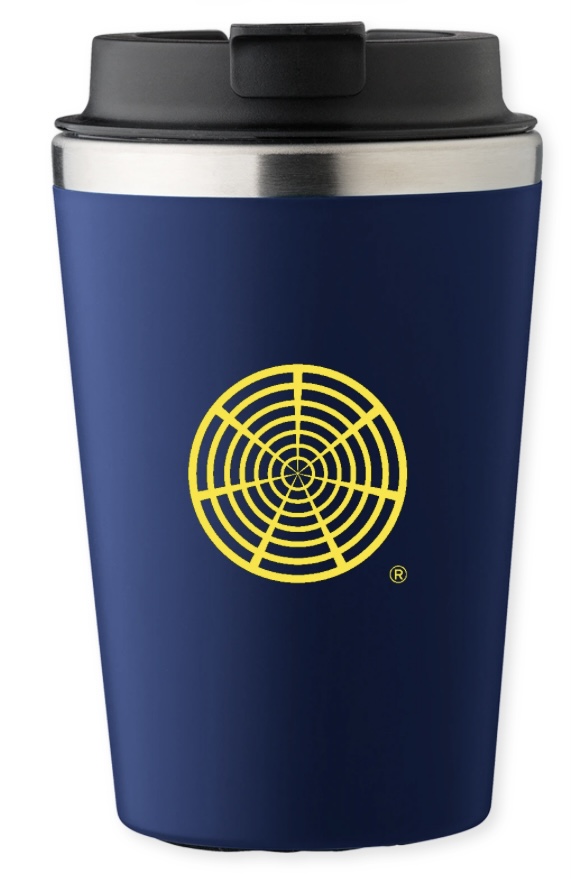 Stainless Steel thermal lidded coffee cup